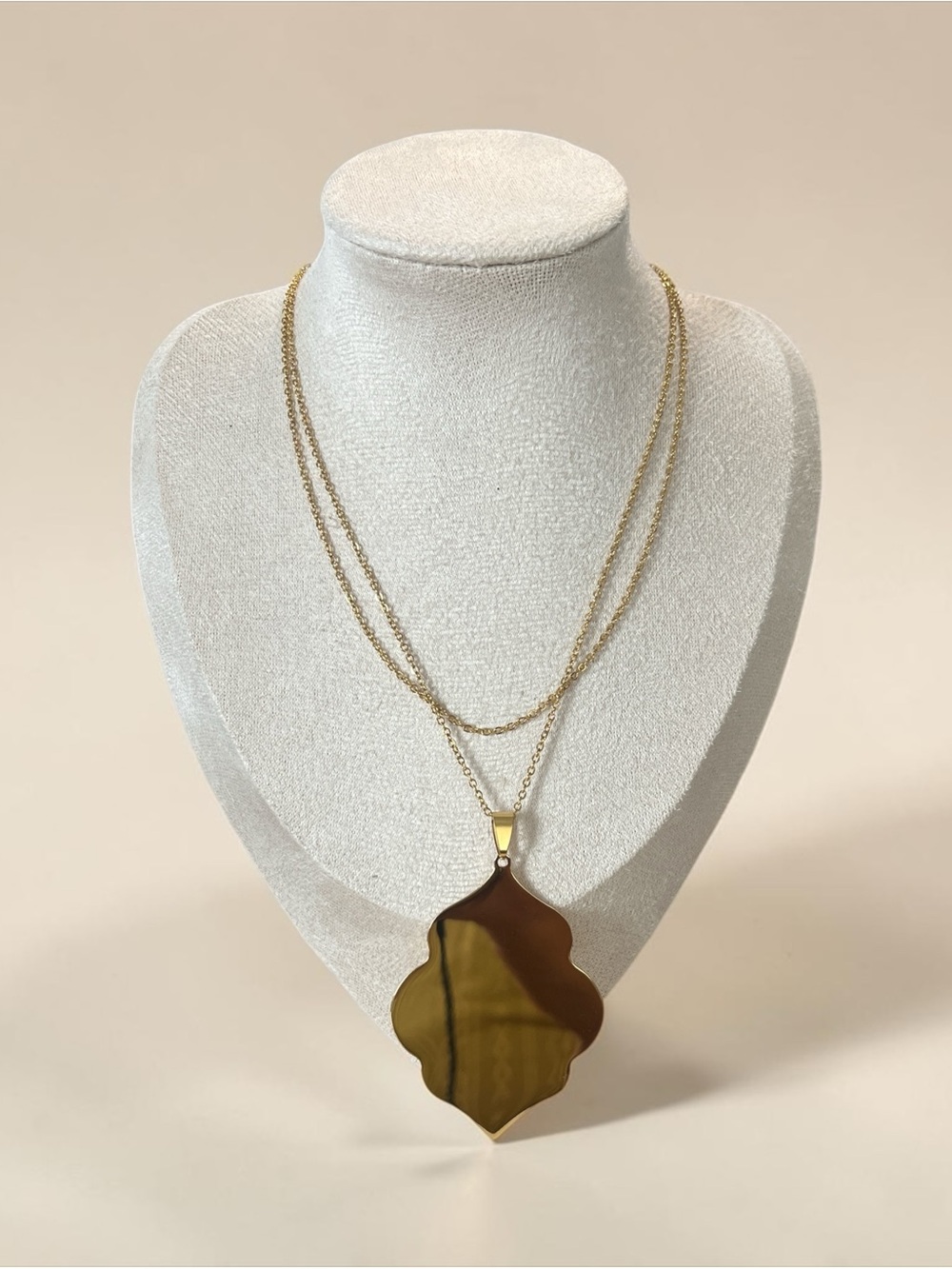 Gold-Tone Customizable Pendant Necklace - Women Jewelry